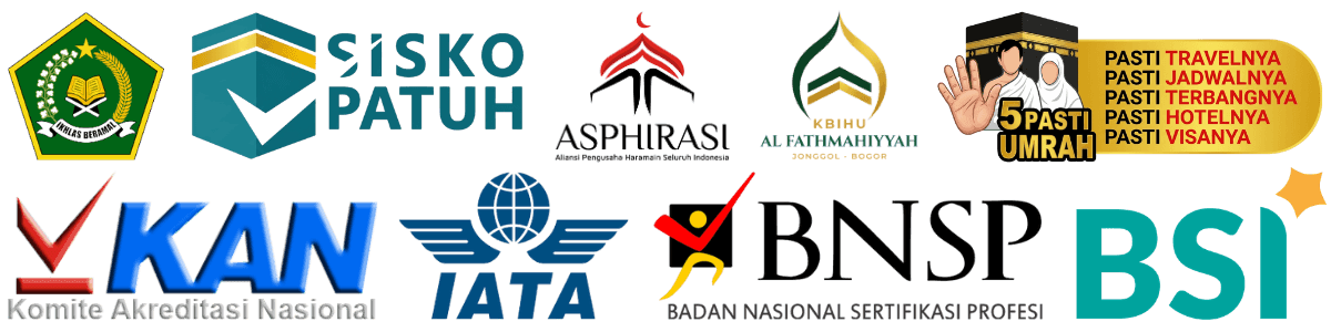 Mitra Resmi dan Legalitas PT Miza Nusantara Travelindo - Kemenag RI, Asosiasi Umroh, dan Bank Syariah